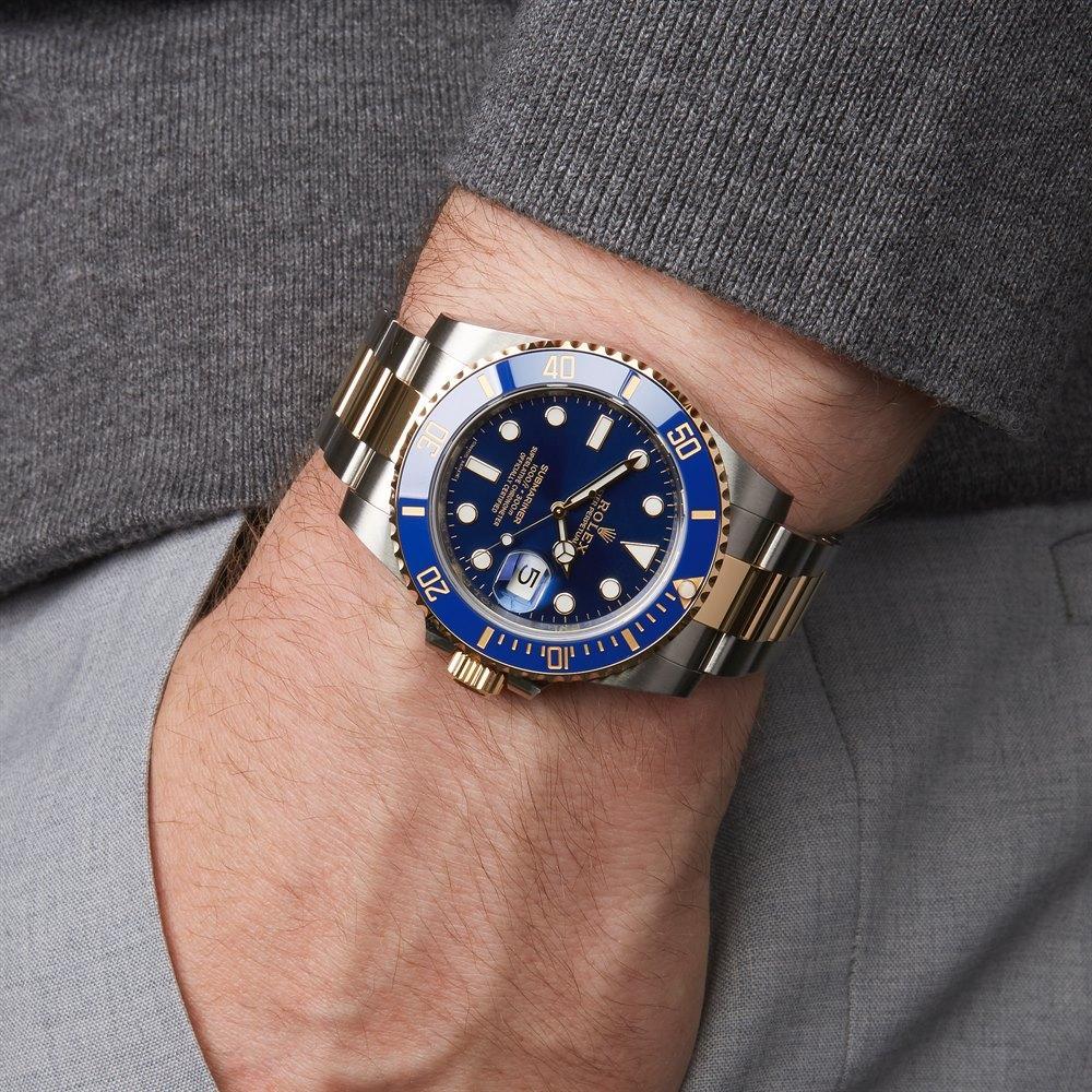 Rolex Submariner Blue Dial  Dual Tone (automatic)