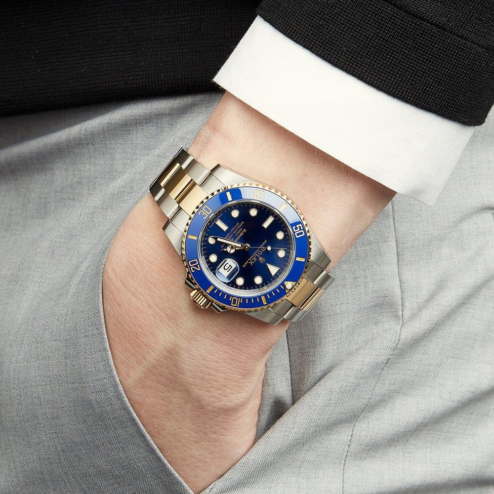 Rolex Submariner Blue Dial  Dual Tone (automatic)