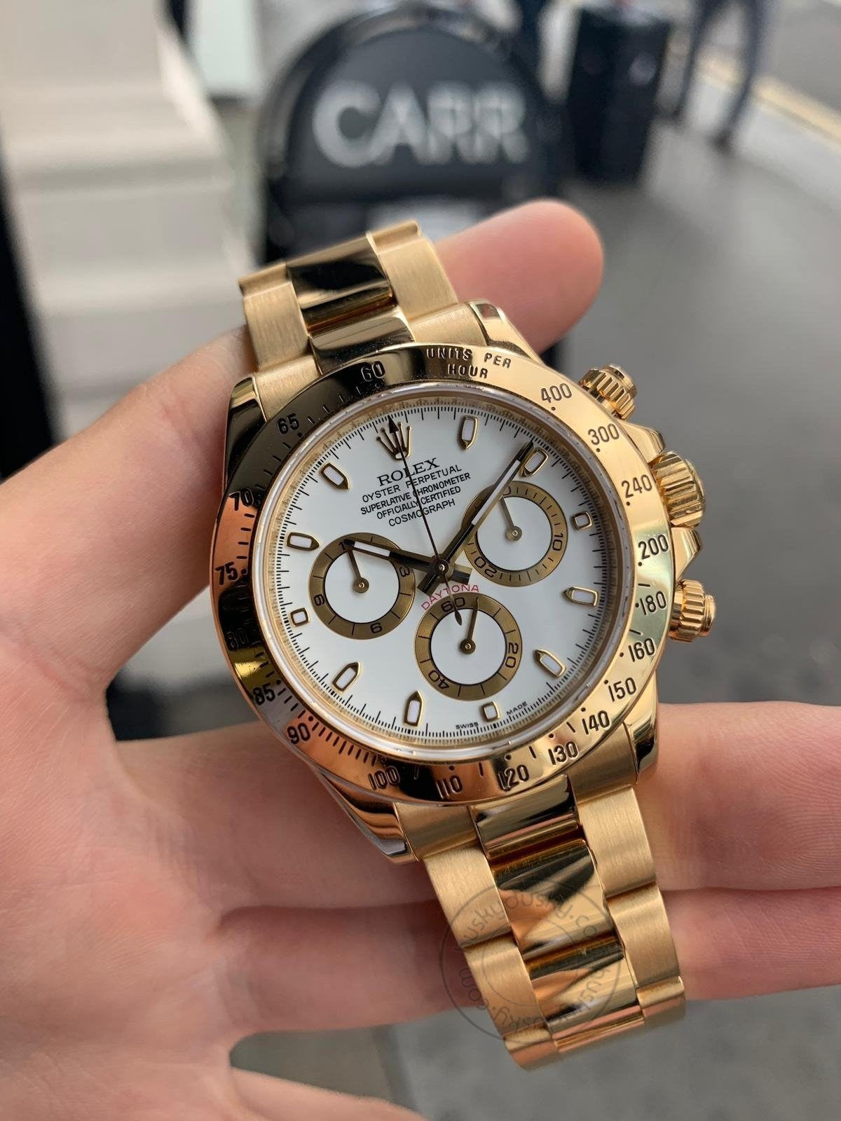 Rolex Daytona Chronograph Gold White (automatic)