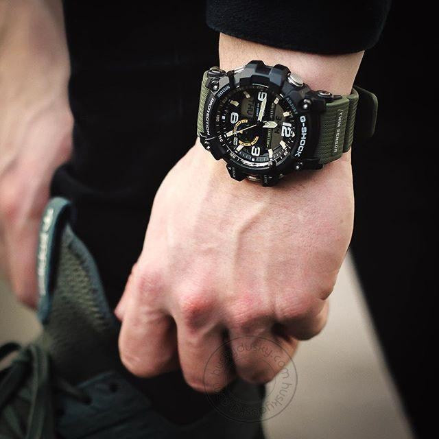 Casio G-shock Mudmaster Analog-Digital Green Black