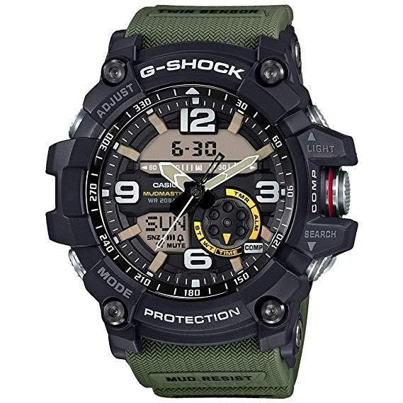 Casio G-shock Mudmaster Analog-Digital Green Black