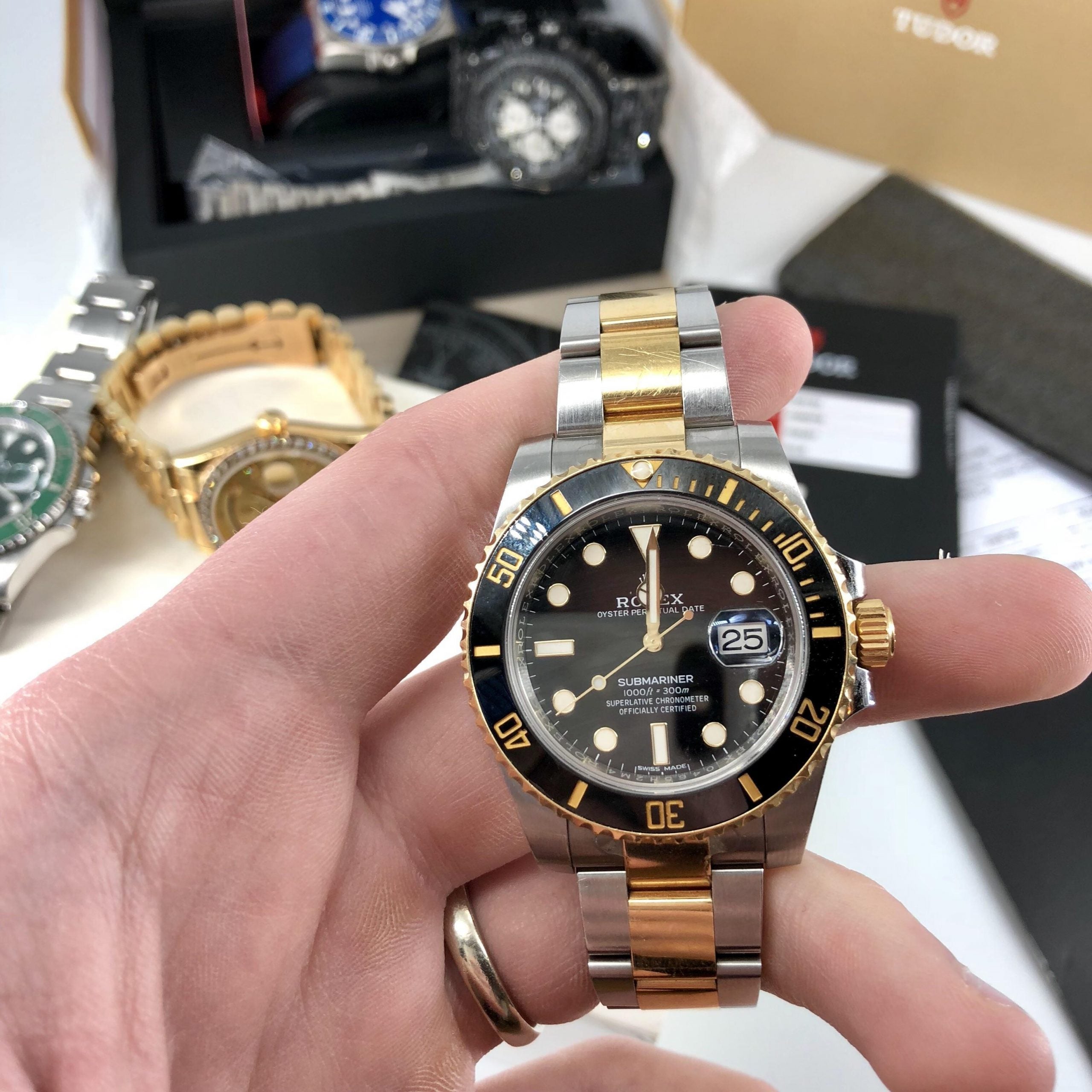 Rolex Submariner Dual Tone  Watch (automatic)