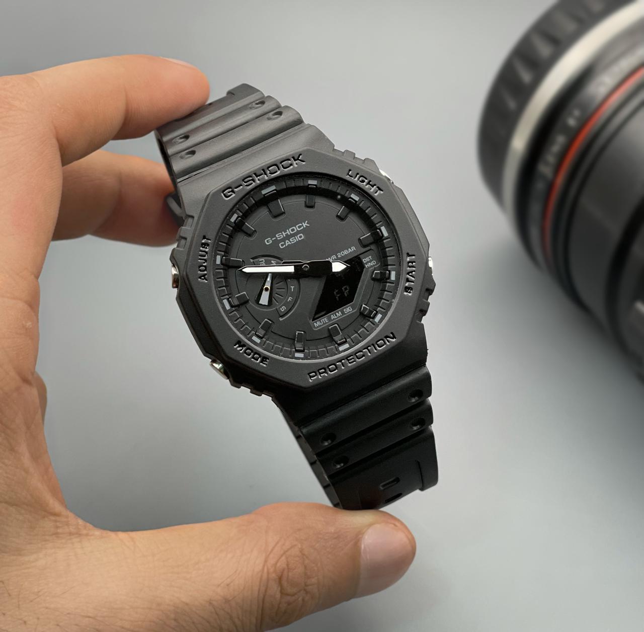 G-Shock Analog Digital Black Color Belt Men’s Watch GA2100-1A1
