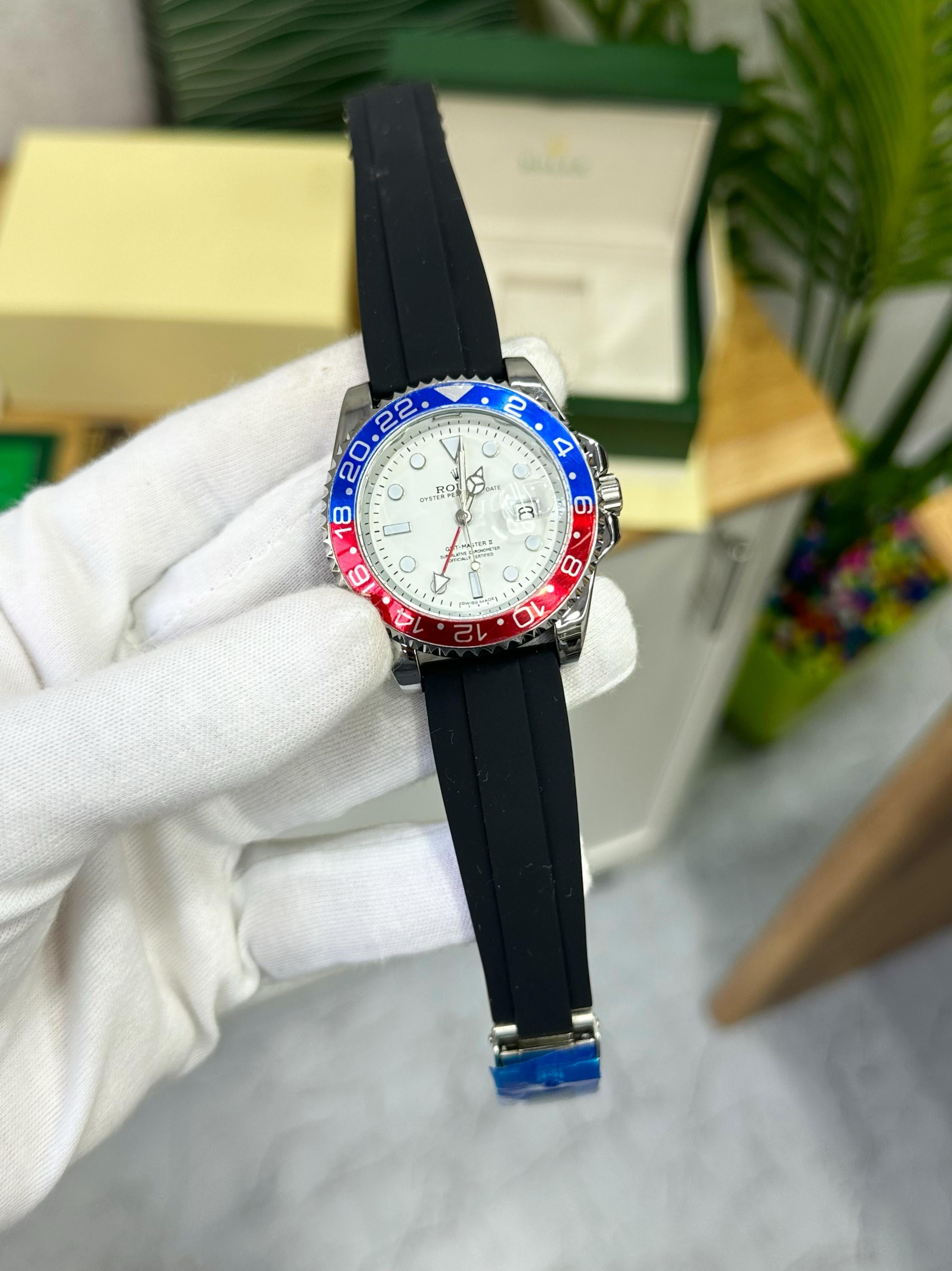 Rolex GMT Silicon belt (Quartz)