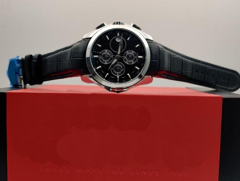 TISSOT 1853 Chronograph Black Leather Men's Watch