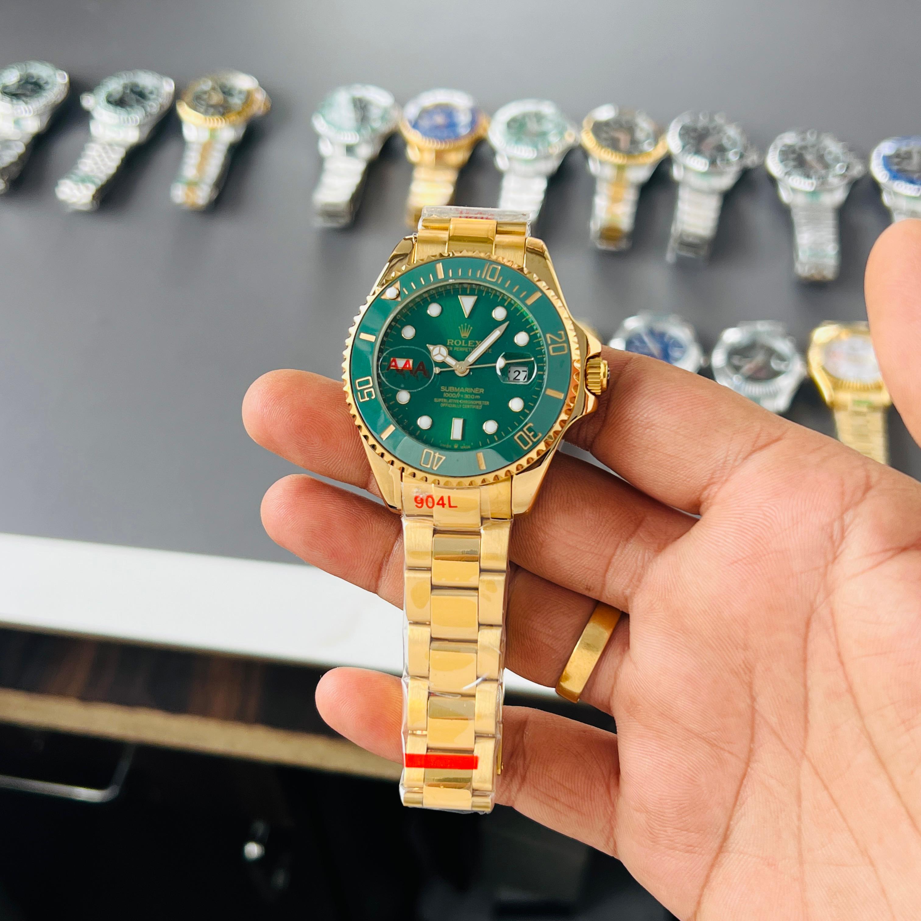 Rolex Submarine gold green (automatic)