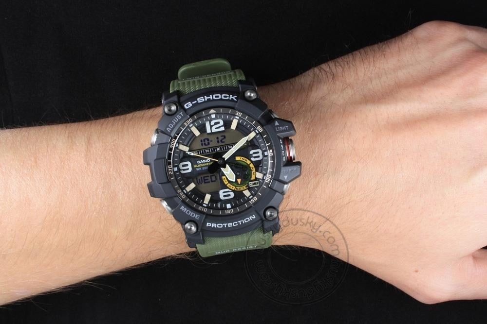 Casio G-shock Mudmaster Analog-Digital Green Black
