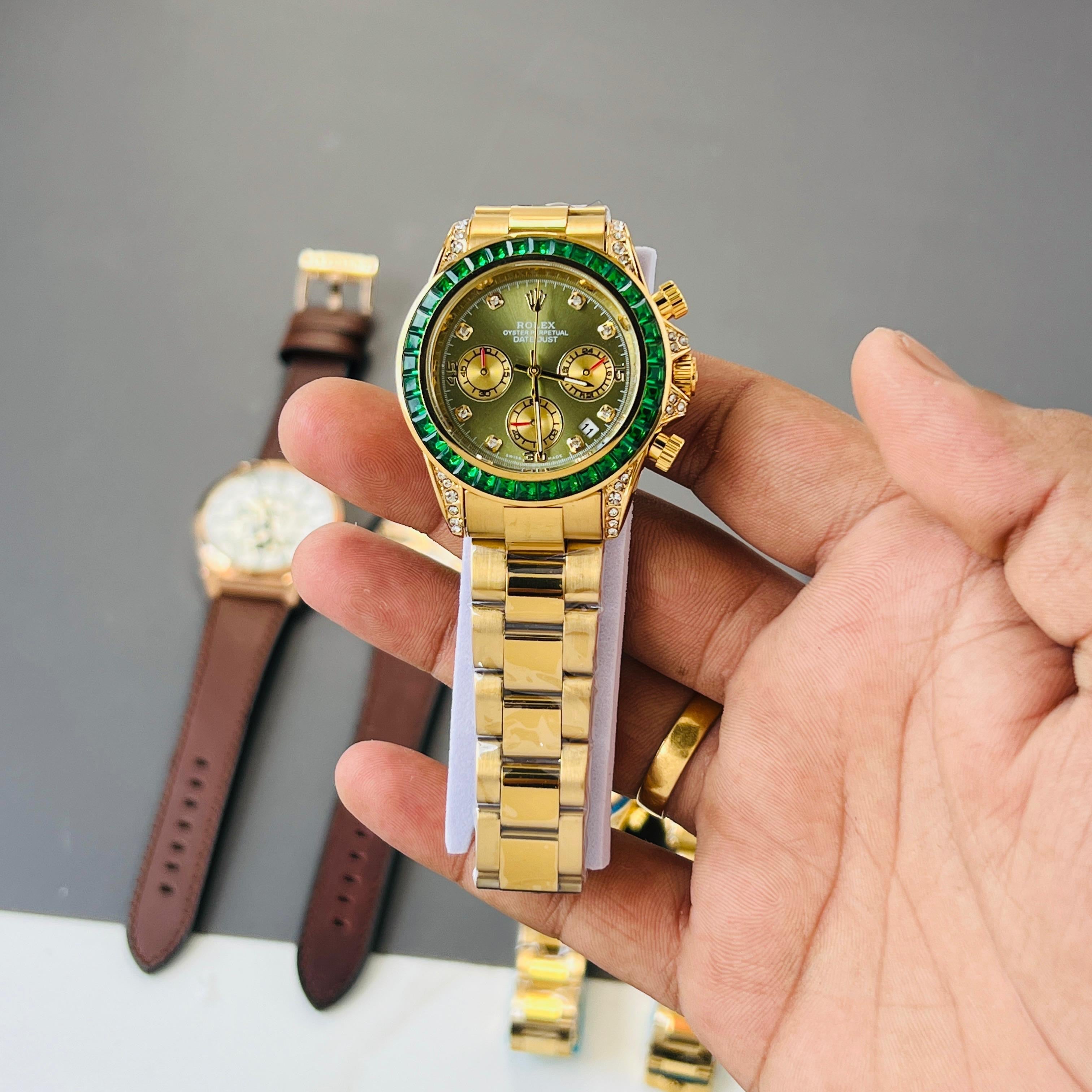 ROLEX RAINBOW Daytona Chosmograph (green)