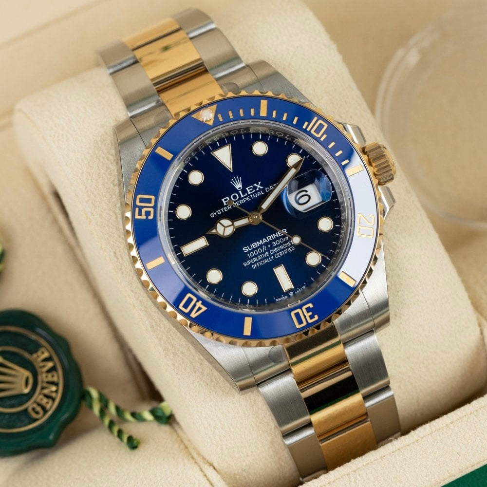 Rolex Submariner Blue Dial Dual Tone (quartz)