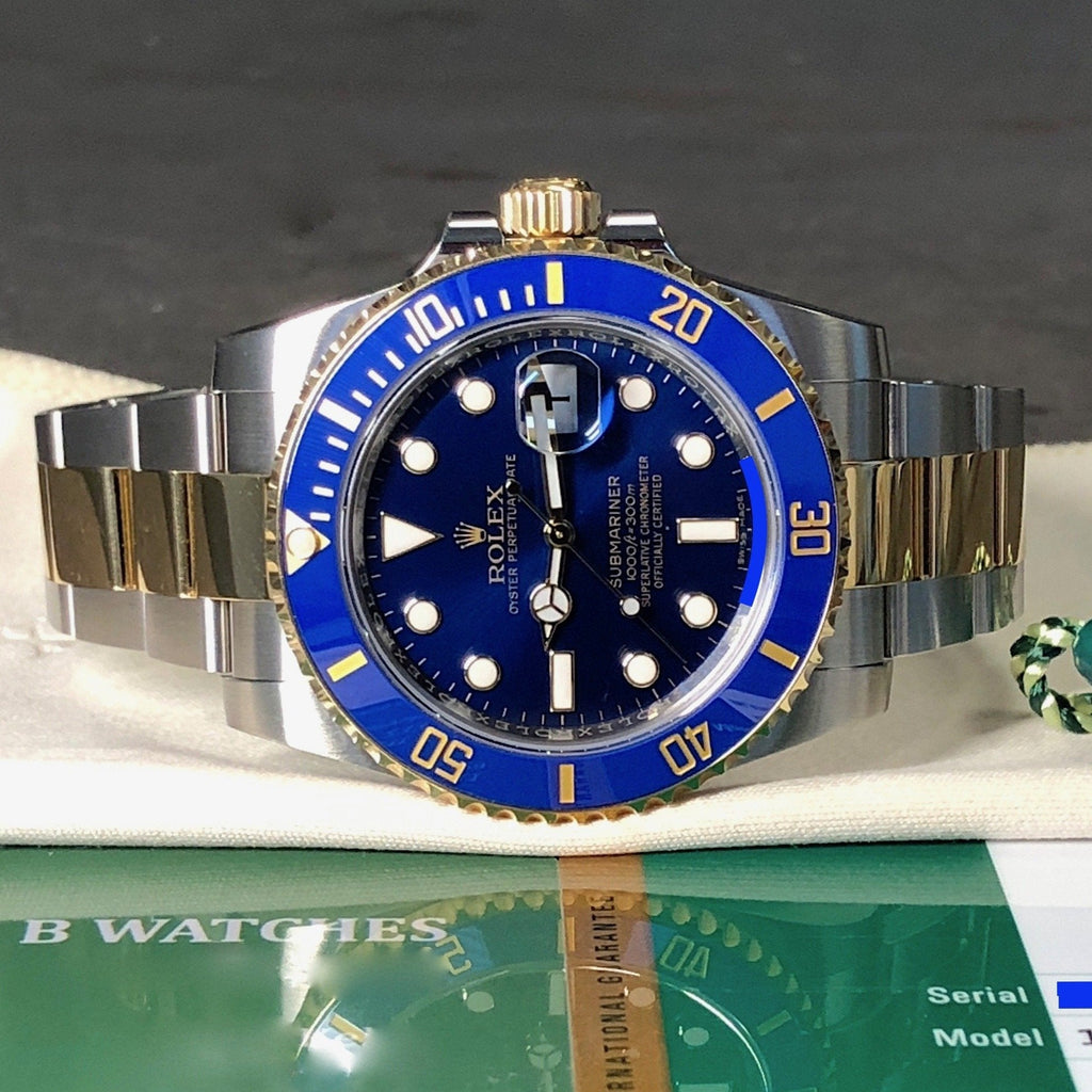 Rolex Submariner Blue Dial  Dual Tone (automatic)