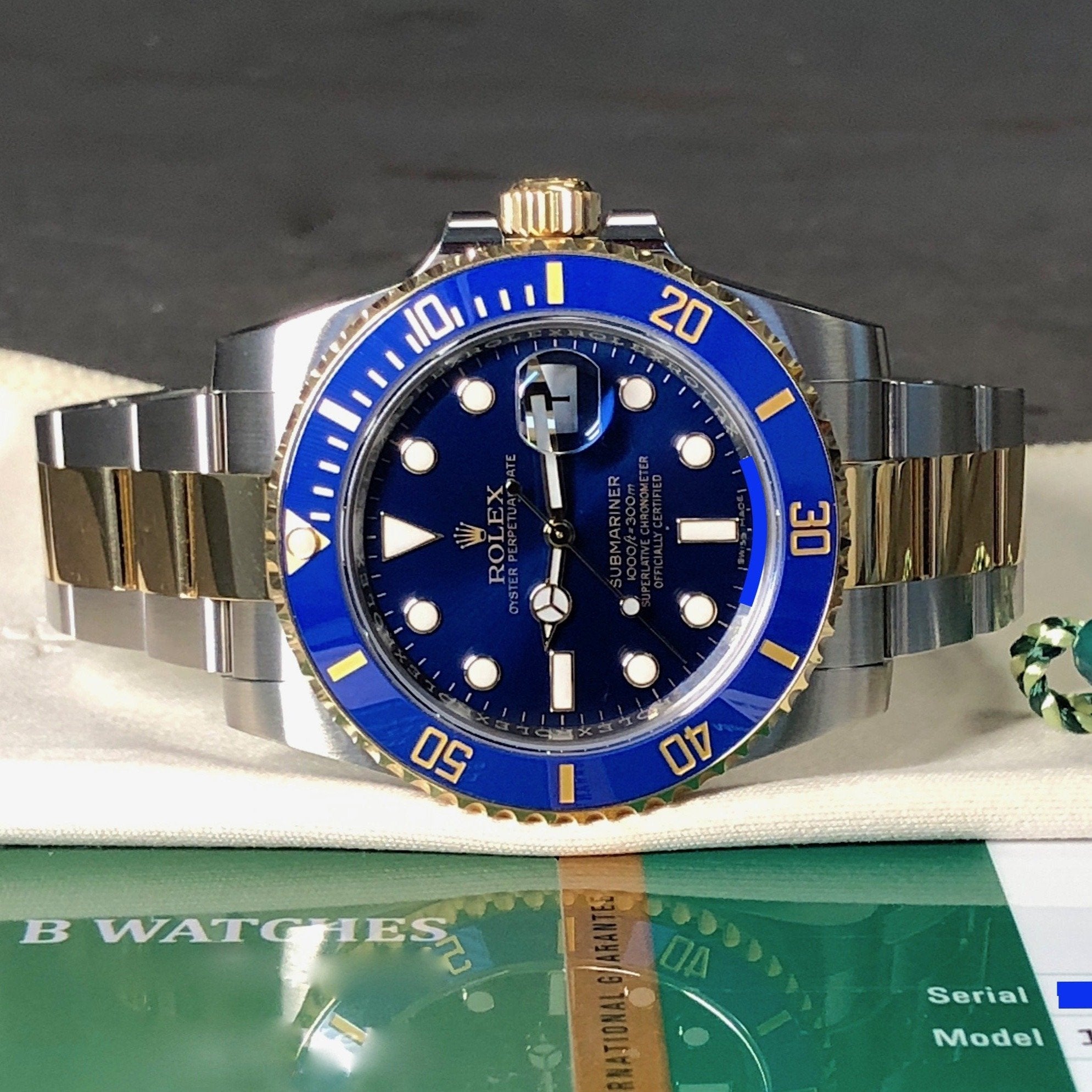 Rolex Submariner Blue Dial Dual Tone (quartz)