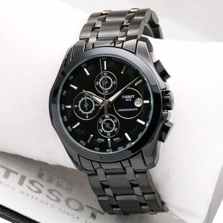 TISSOT 1853 Black Chronograph New Stylish Men's Watch