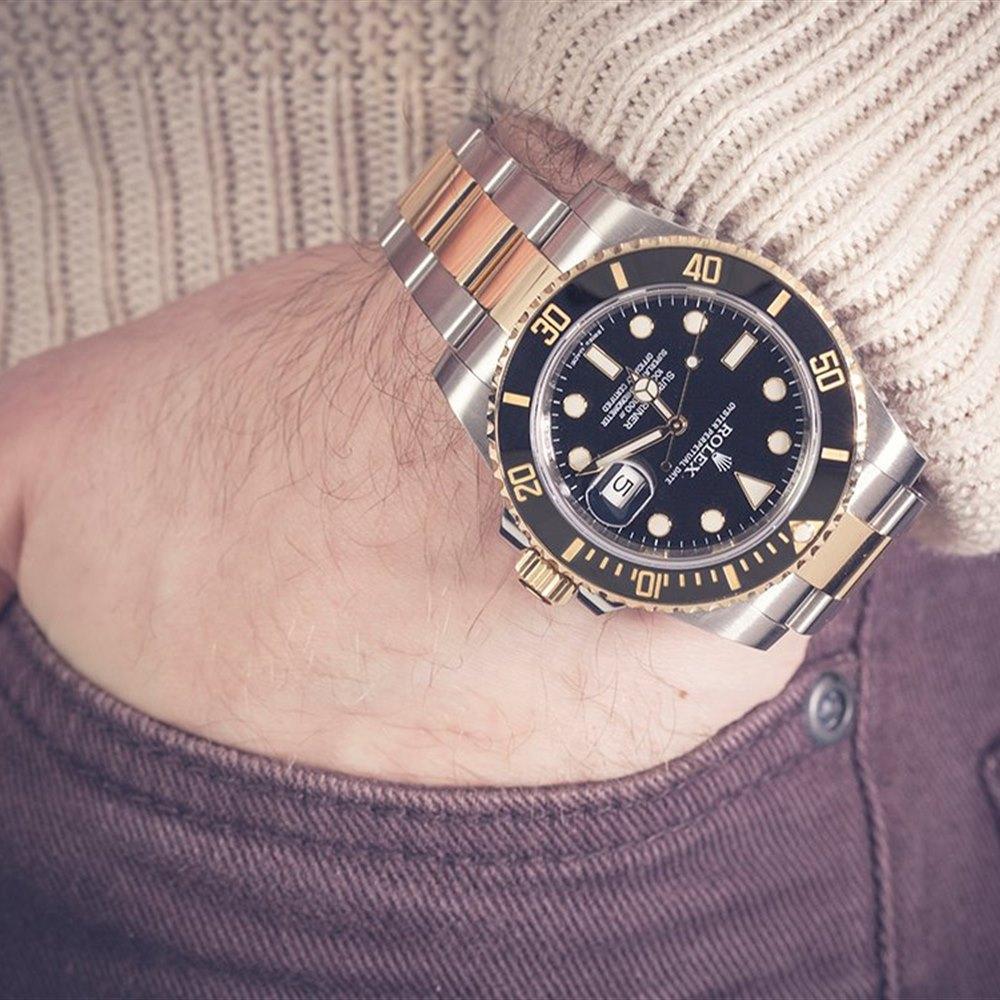 Rolex Submariner Dual Tone  Watch (automatic)