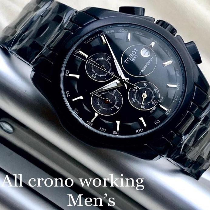 TISSOT 1853 Black Chronograph New Stylish Men's Watch