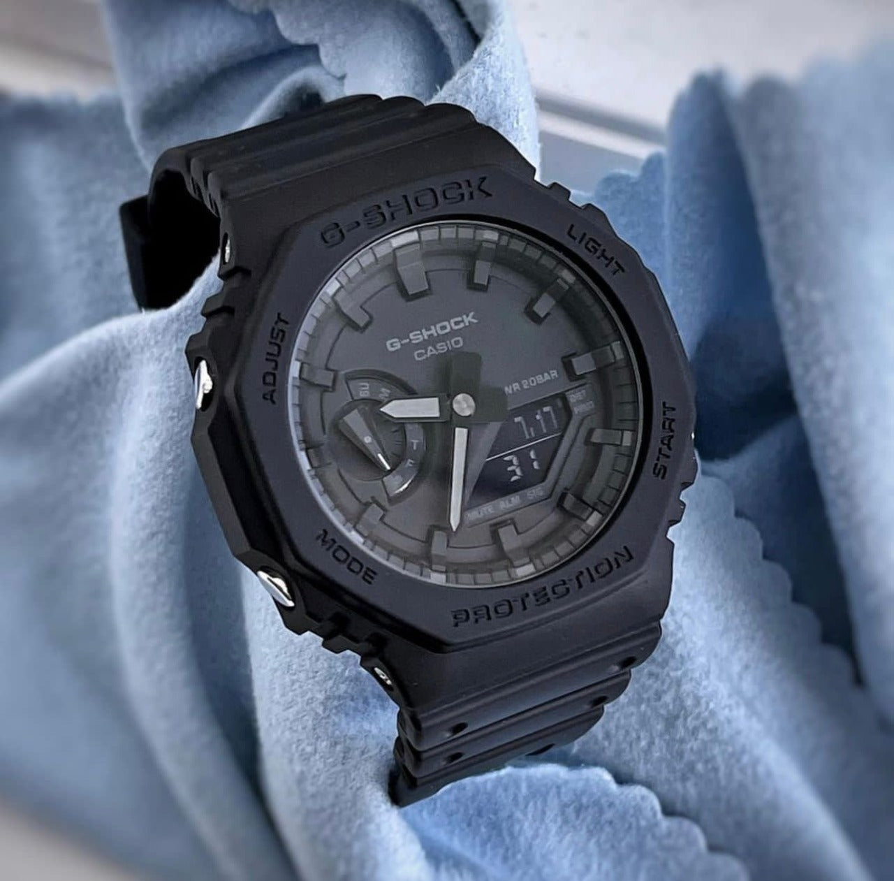 G-Shock Analog Digital Black Color Belt Men’s Watch GA2100-1A1