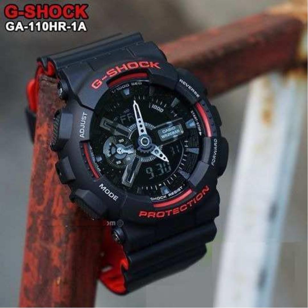G-SHOCK CASIO Analog Digital GA110HR-1ACR WITH ORIGINAL METAL BOX