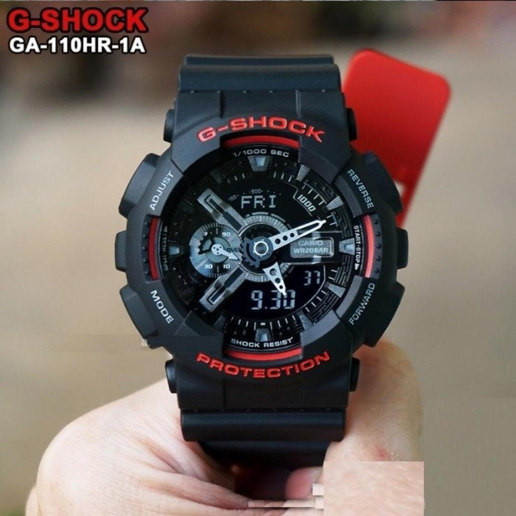 G-SHOCK CASIO Analog Digital GA110HR-1ACR WITH ORIGINAL METAL BOX