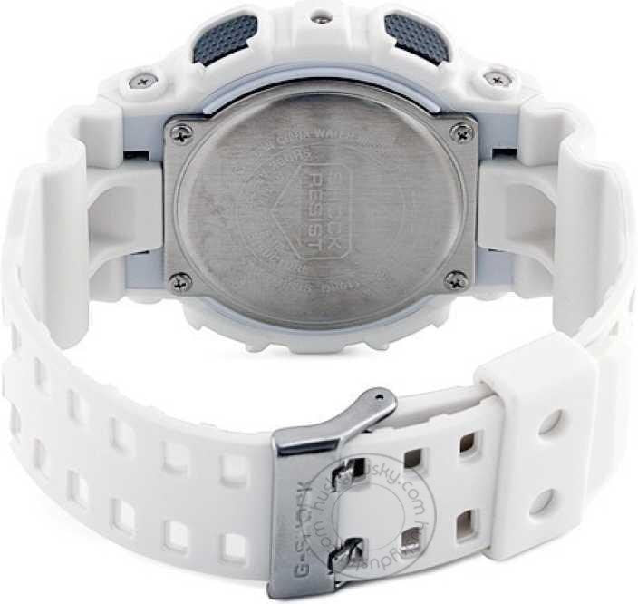G-Shock Analog-Digital White Black Dial UNISEX WATCH