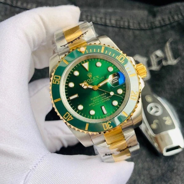 Rolex Submariner Green gold Dual Tone (automatic)