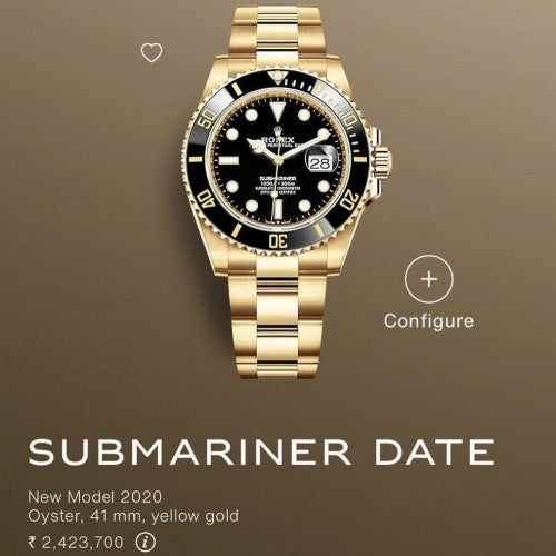 Rolex Submariner black Dial gold belt (quartz)