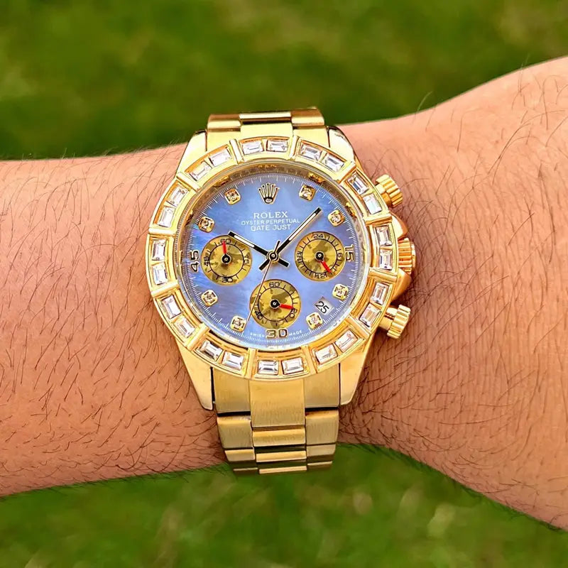 ROLEX RAINBOW Daytona Chosmograph (blue gold)