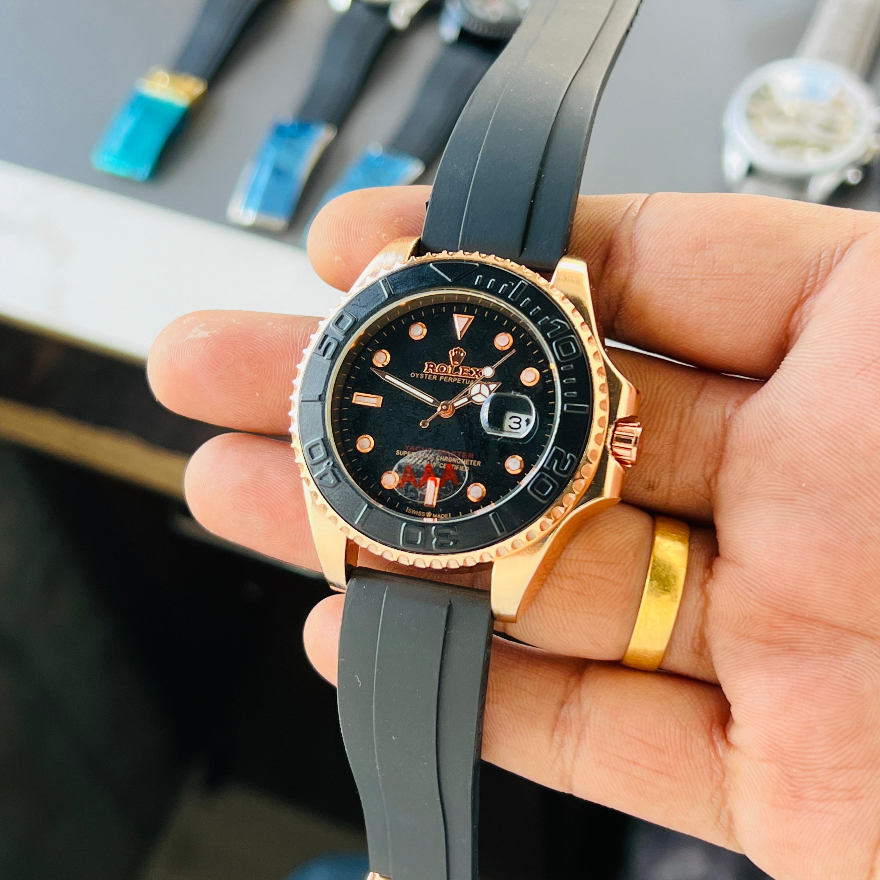 Rolex Yacht-Master (automatic) Gold Black