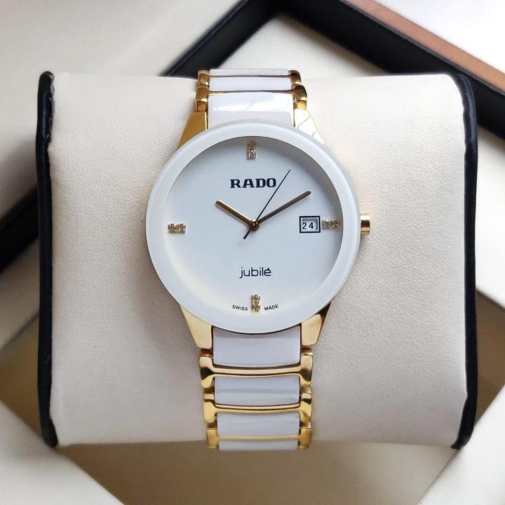 RADO JUBLIE WHITE GOLD WITH DATE WORKING (FOR MEN)