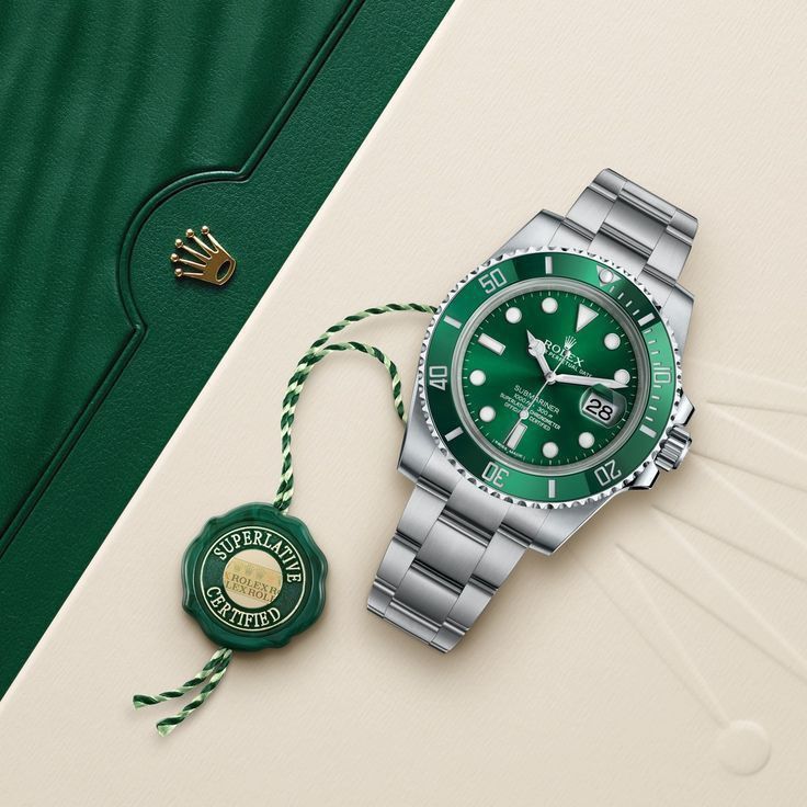 Rolex submariner green silver (cell model)