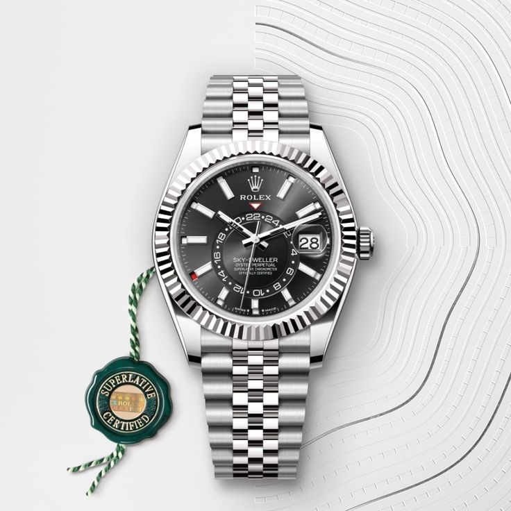 ROLEX Sky-Dweller silver black (Automatic)