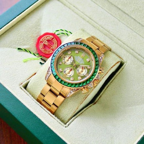 ROLEX RAINBOW Daytona Chosmograph (green)