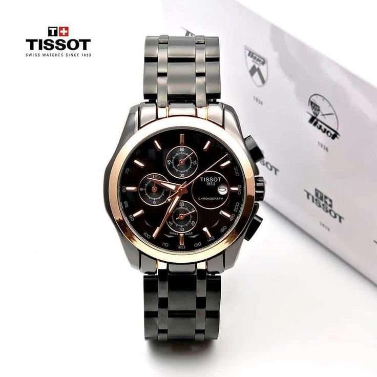 TISSOT 1853 Chronograph Black Strap Date Working Men's Watch