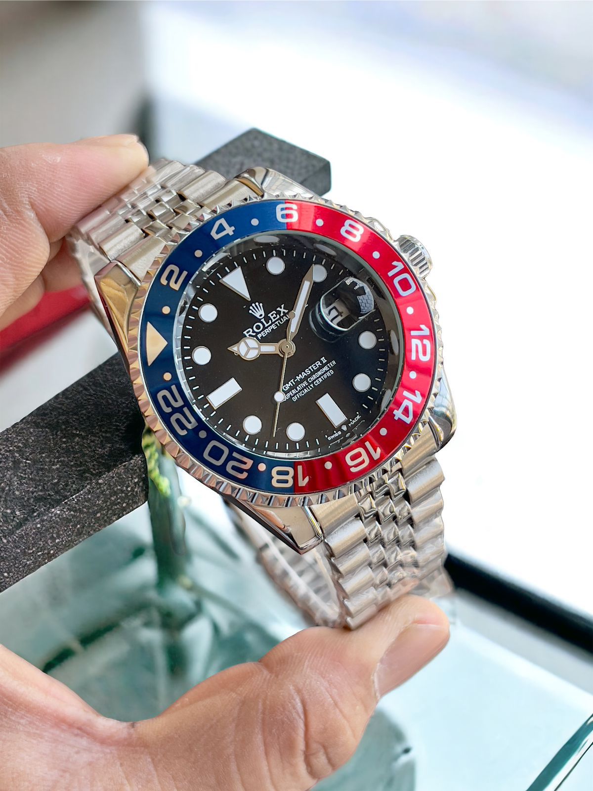 Rolex GMT MASTER ll Pepsi edition (Automatic)