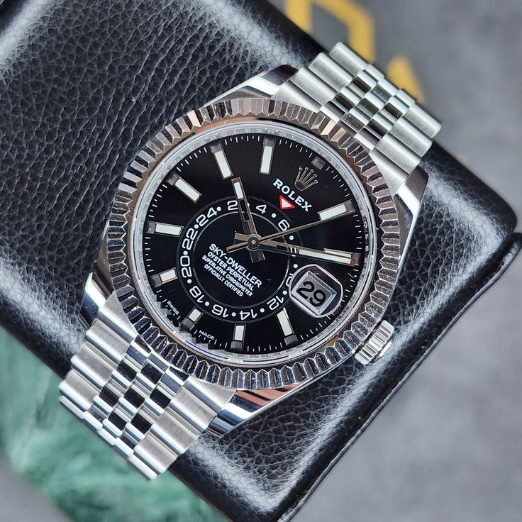 ROLEX Sky-Dweller silver black (Automatic)