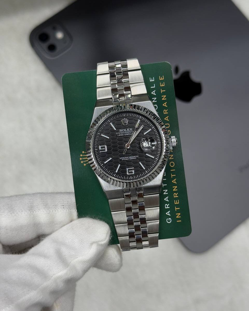 ROLEX LAND-DWELLER SILVER BLACK (CELL MODEL)