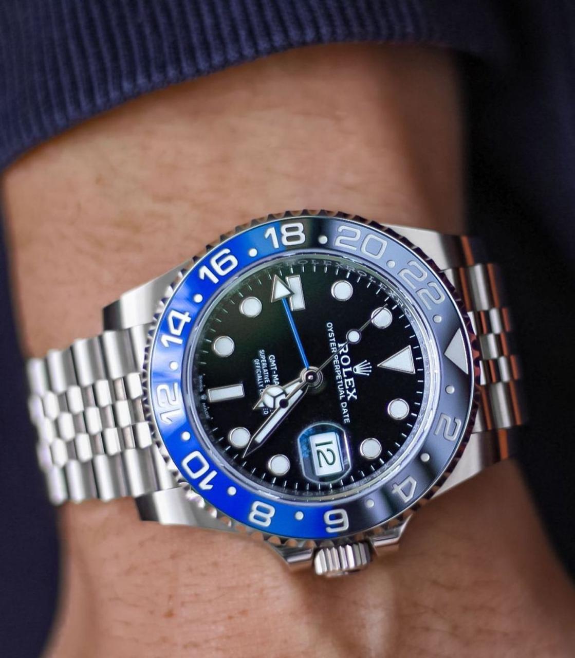 Rolex GMT MASTER ll Batman edition (Quartz)