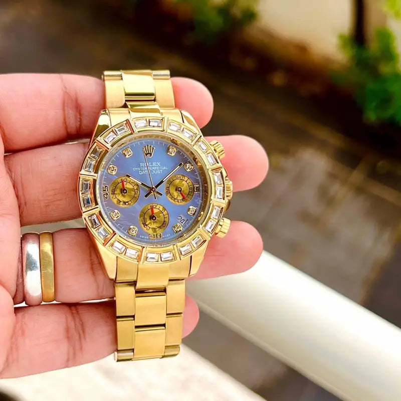 ROLEX RAINBOW Daytona Chosmograph (blue gold)