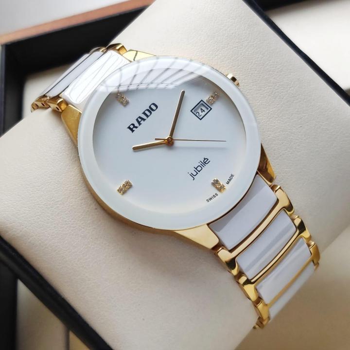 RADO JUBLIE WHITE GOLD WITH DATE WORKING (FOR MEN)