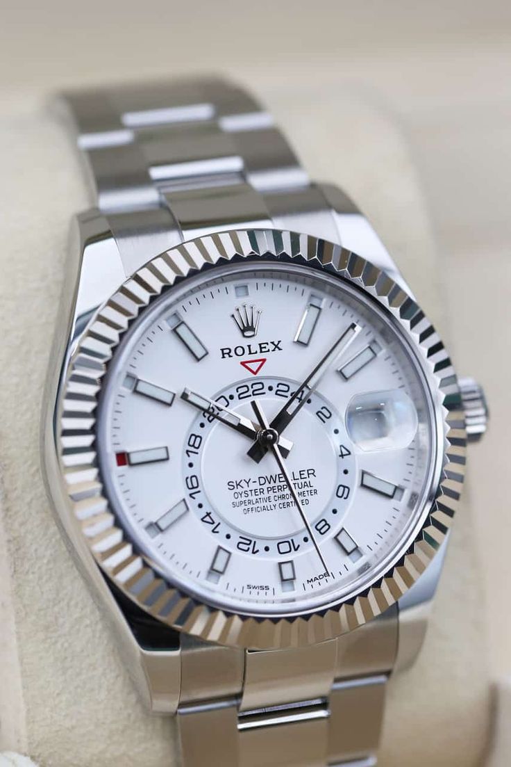 ROLEX Sky-Dweller silver white with jubilee belt (cell model)