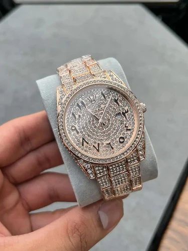 ROLEX ARABIC DIAMOND WATCH (ROSE GOLD)