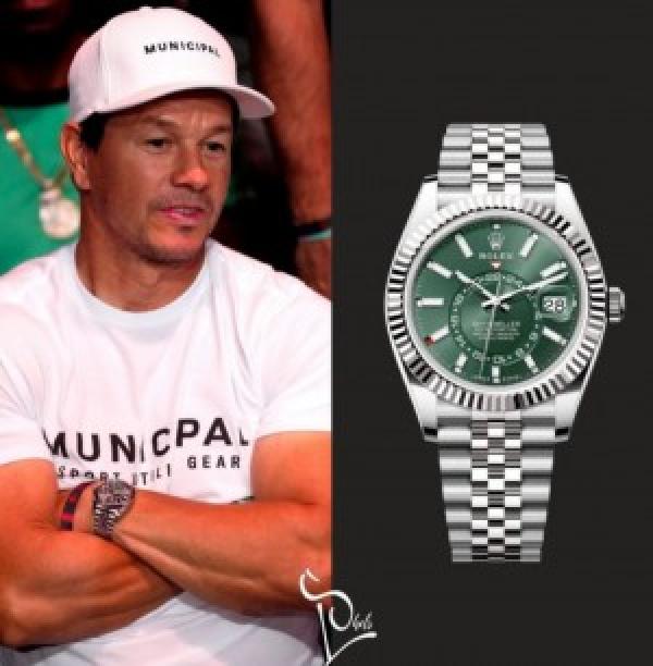 ROLEX Sky-Dweller silver green with jublee belt (Automatic)