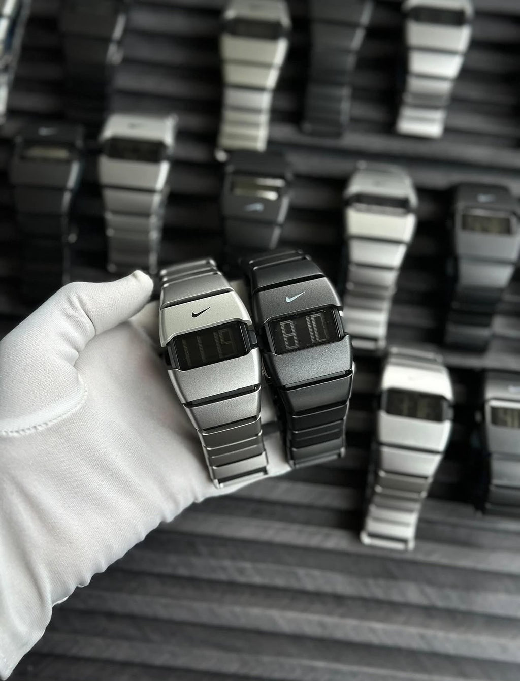 NIKE WATCH DIGITAL GREY (CARBONATE FIBER)