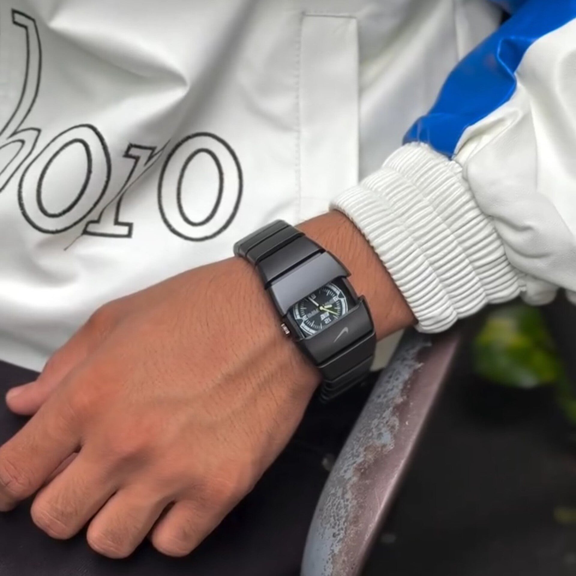 NIKE WATCH ANALOG BLACK (CARBONATE FIBER)