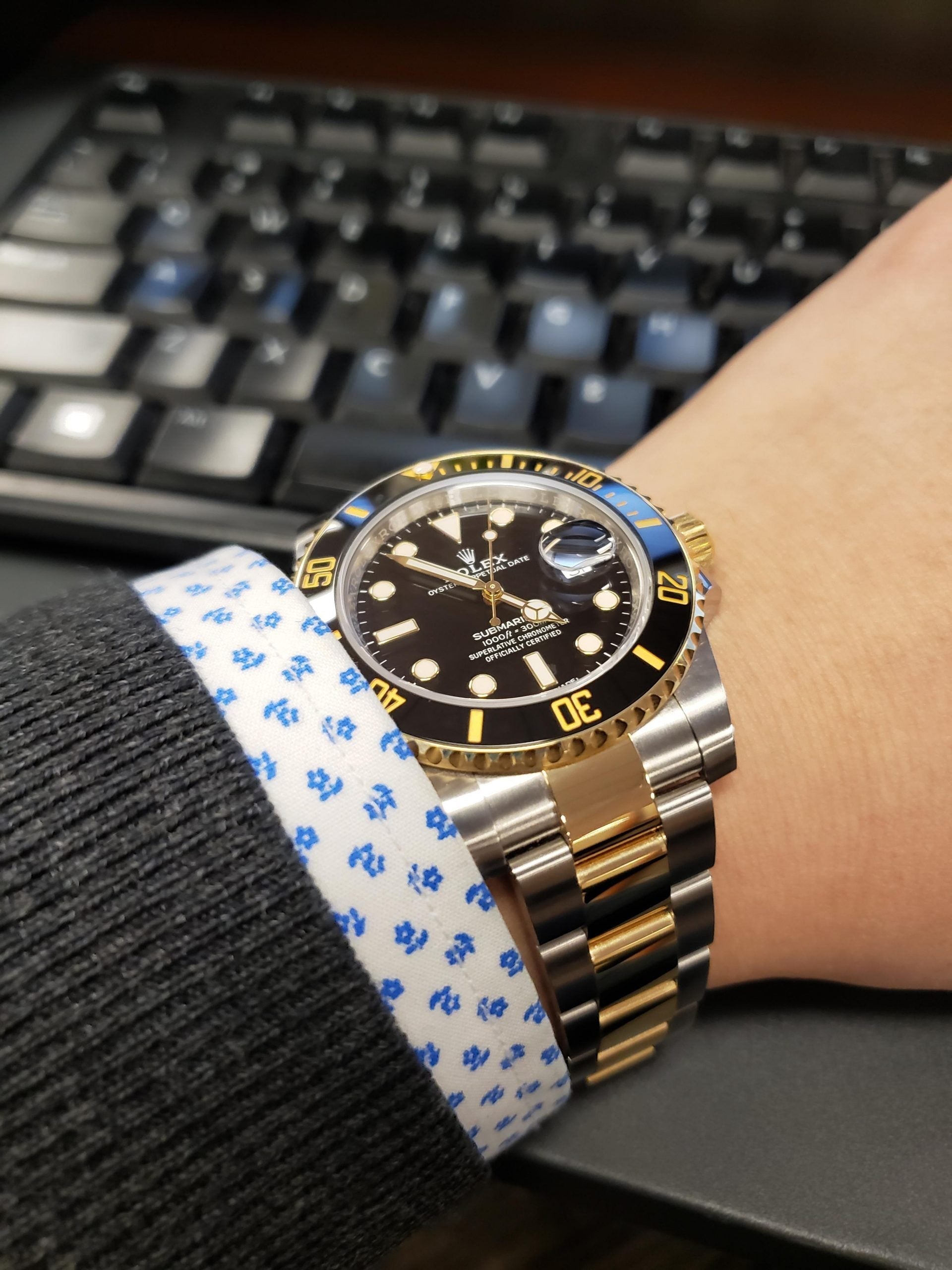 Rolex Submariner Dual Tone  Watch (automatic)